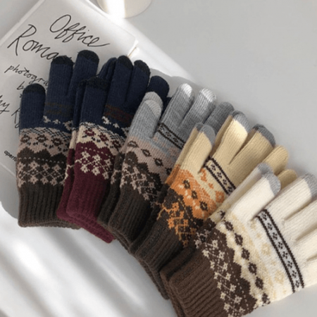 터치장갑 기모장갑 남녀공용장갑 방한장갑 눈꽃장갑 #3
