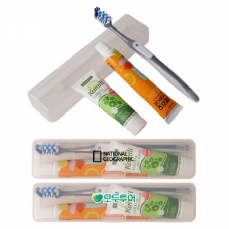 카밀 핸드크림 고급 클립 케이스 오랄비 크로스 액션 칫솔 페리오 치약 세트 #2