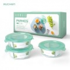 루첸 파르메스 내열유리원형3종(400mLX3)