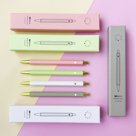 큐픽 마카롱 볼펜 고급 필기구 선물 각인서비스 #3