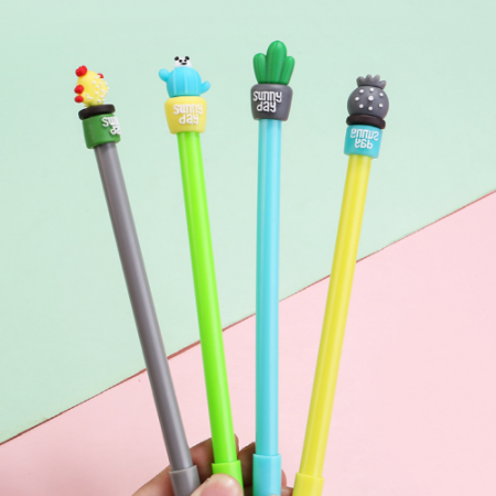 선인장 모양 볼펜 / 캐릭터 젤펜 #3