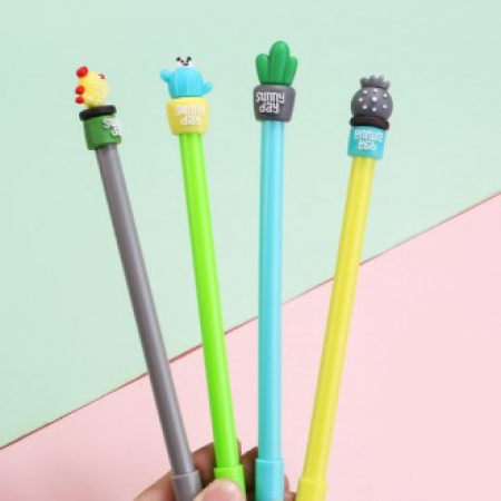 선인장 모양 볼펜 / 캐릭터 젤펜 #2