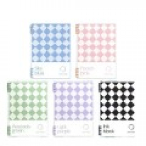 체크 줄노트 무지 공책 A5