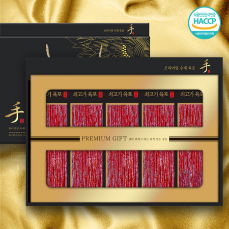 [25년추석][블랙라벨]수제 쇠고기육포 2호 300g(지함60g 5p)(과세) #3