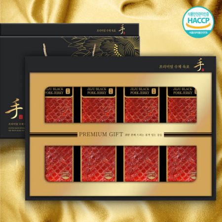 [25년추석][제주흑돼지]수제육포 1호 240g(지함60g 4p)(과세) #3