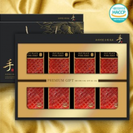 [25년추석][제주흑돼지]수제육포 1호 240g(지함60g 4p)(과세) #2