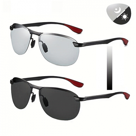 TH120 남성용 아웃도어 편광 변색 패션 안경 #3