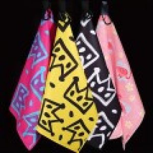 TH89 패션 프린트 골프 수건