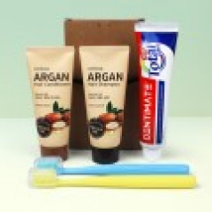 크리오 덴티메이트 토탈케어 150g + 과일나라 아르간 샴푸+컨디셔너 + 부케가르니 미세모칫솔 2개