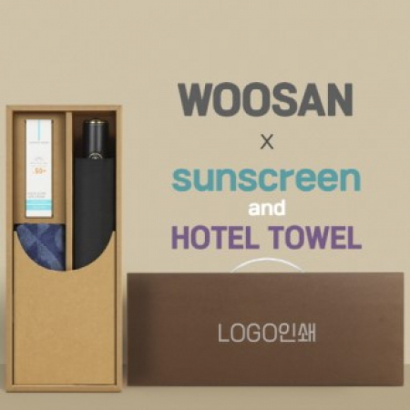 가르시아 3단60 10K 초고밀도 완전자동우산 +선크림+스포츠타월-세트 #2