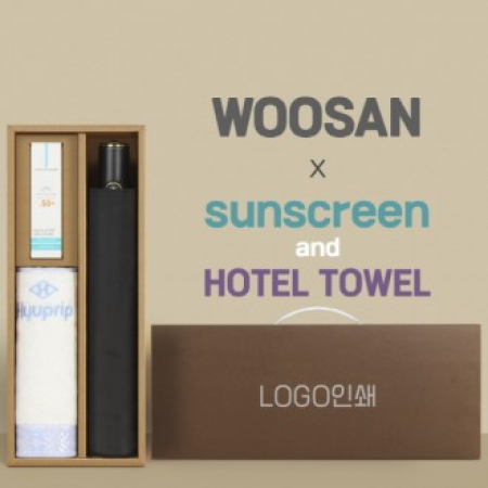가르시아 3단60 10K 초고밀도 완전자동우산 +선크림+협립눈꽃타월타월-세트 #2