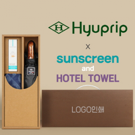 협립3단 70 암막고밀도 완전자동우산 +선크림+스포츠타월-세트 #3