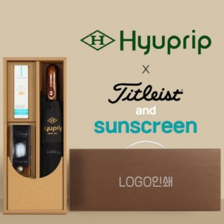 협립3단 70 완전자동우산 +선크림+타이틀리스트 골프공 3구-세트 #2