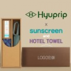 협립3단 60 슈퍼 카라비너 완전자동우산 +선크림+스포츠타월-세트