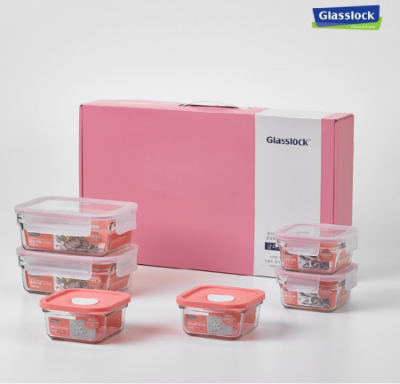 글라스락 스마트 혼합 6조 핑크 #3