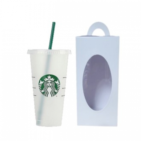 스타벅스 리유저블 벤티컵 709ml 손잡이 화이트박스 세트 #2