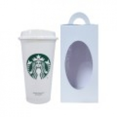 스타벅스 리유저블 그란데컵 473ml 손잡이 화이트박스 세트