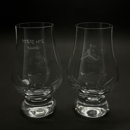 레이저 각인 언더락 위스키 양주 물 주스 시음잔 노징글라스 173ML #7