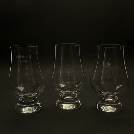 레이저 각인 언더락 위스키 양주 물 주스 시음잔 노징글라스 173ML #4