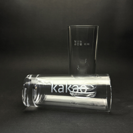 레이저 각인 쥬스컵 물컵 유리컵 290ml #7