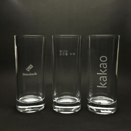 레이저 각인 쥬스컵 물컵 유리컵 290ml #4