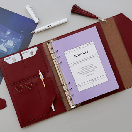 데일리 커버 클러치 6공 다이어리 #3