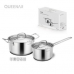 작은이미지: 퀸나 듀오 2종 냄비 스테인레스 세트 #2