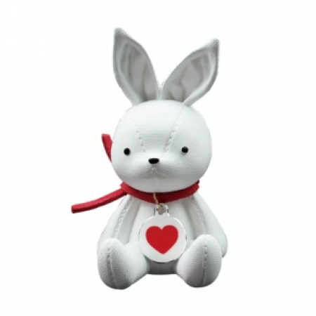 가죽토끼 화이트 차량용 석고 방향제 #2