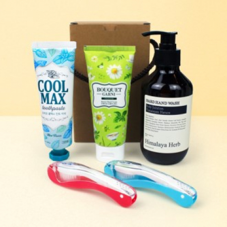 크리오 쿨맥스 치약+부케가르니 캐모마일 핸드크림 + 나드 핸드워시+고급형 접이식 칫솔 #2