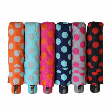 발렌타인 55x8 완전자동 도트 나염 3단 우산 #4