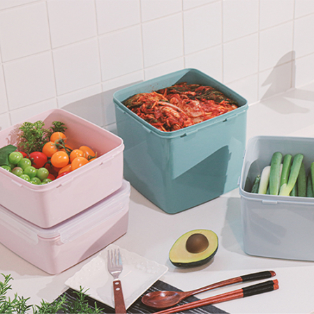 [맥스앤맥스] 손잡이 김치통 2종 세트 (2.9L+4.5L/ 2.9L+6.0L) #2