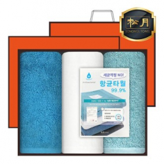 [송월타올] 항균 170g 3매, 고급세트, 세면타올