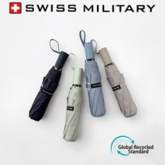 스위스밀리터리 친환경 3단수동 우산 4칼라