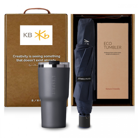 레스쁘리 고급 마이티텀블러 세트 E, 텀블러500ml+아놀드파마우산 #3