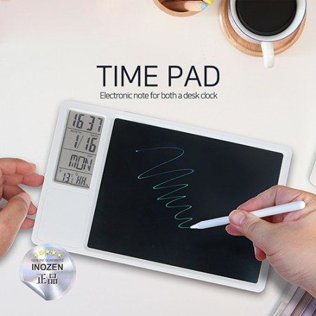 타임패드 탁상시계 겸용 전자메모패드 펜포함 #3