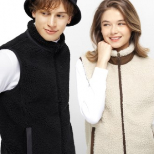 매직 양털 후리스 조끼 플리스 뽀글이 남여공용 겨울 행사