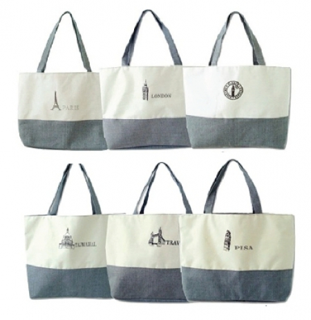 투톤에코백 여성에코백 여성숄더백 에코백 면에코백 #4