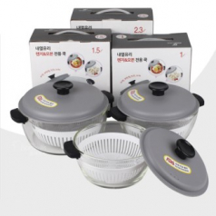 오븐락 내열유리용기 1리터