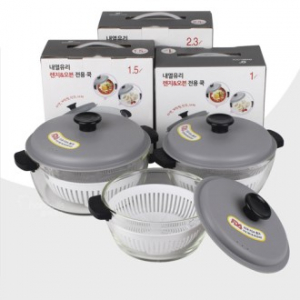 오븐락 내열유리용기 1리터