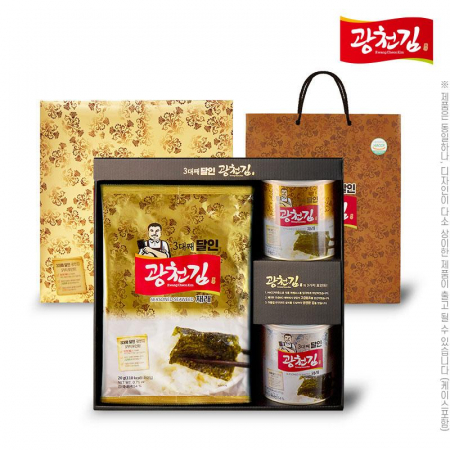 광천김 5호, 전장김20g5봉 재래캔김30g 파래캔김30g // 3대째달인 #3