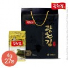 광천김 재래도시락김4g 27봉 // 3대째달인