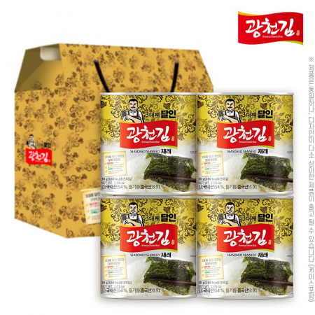 광천김 재래캔김30g 4P 4종 // 3대째달인 #4