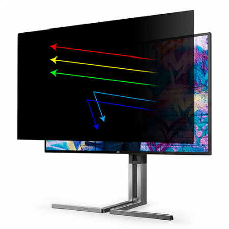 AOC 정보보안 거치대  프라이버시 보호  블루라이트 차단 27인치 #5