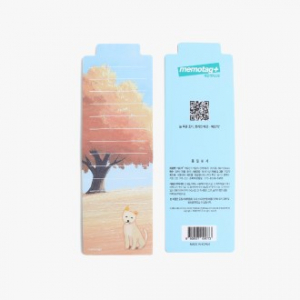 책칼피형 컬러 점착메모지 1P