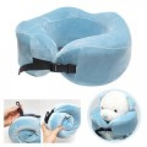 메모리폼 고급 목베개 편리한 휴대용 케이스 세탁가능