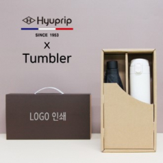 협립 3단 58 카본 수동 우양산 + 모던 원터치 500ml 텀블러세트