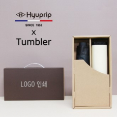 협립 3단 58 카본 암막 수동 우양산 + 벅스로얄 500ml 텀블러 세트