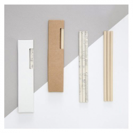 KC265 에코새활용 모던오피스 영문 신문지 연필 #3