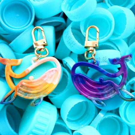 KC211 에코새활용 동물 나무 열쇠고리 #3