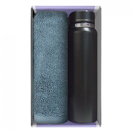 송월 프리미엄 선물 세트 (호텔40수 헤스티지 1P + 프리미엄온도텀블러 600ml / 800ml / 1000ml 1P) #6